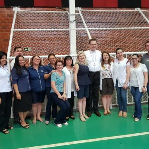 ARCEBISPO DOM ANUAR EM VISITA AO COLÉGIO SANTO INÁCIO