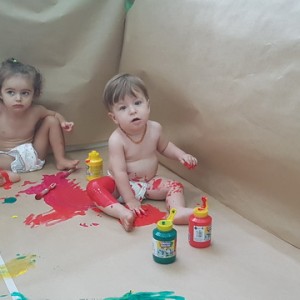 ATIVIDADE COM TINTAS DO INFANTIL I