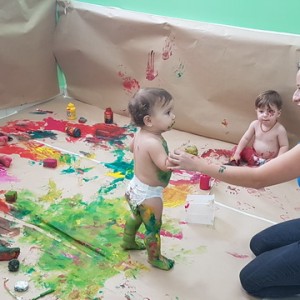 ATIVIDADE COM TINTAS DO INFANTIL I