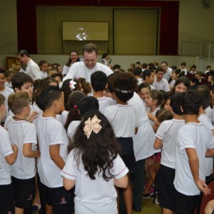 ARCEBISPO DOM ANUAR EM VISITA AO COLÉGIO SANTO INÁCIO