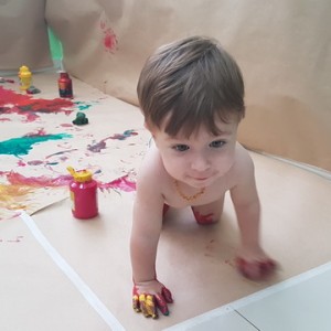 ATIVIDADE COM TINTAS DO INFANTIL I